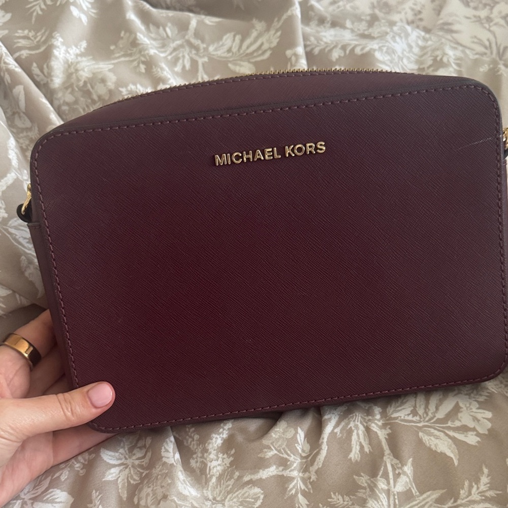 Michael Kors Dark Red Crossbody Bag